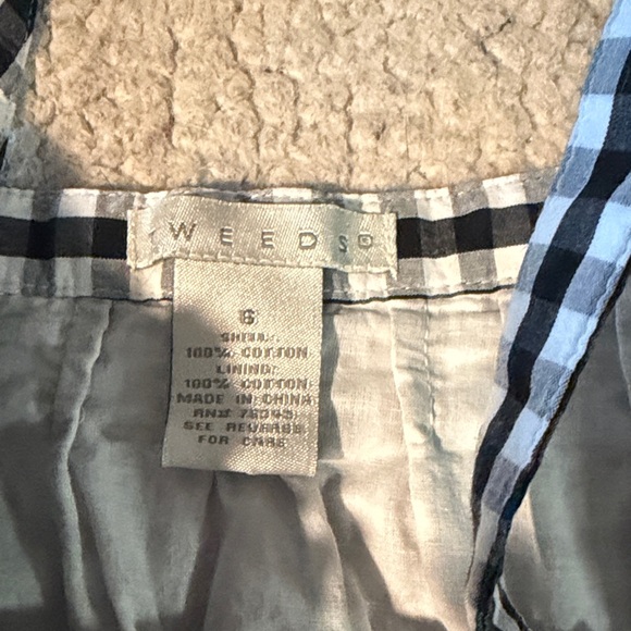 Tweeds Black and White Gingham Midi Dress Size 6 - Picture 2 of 6